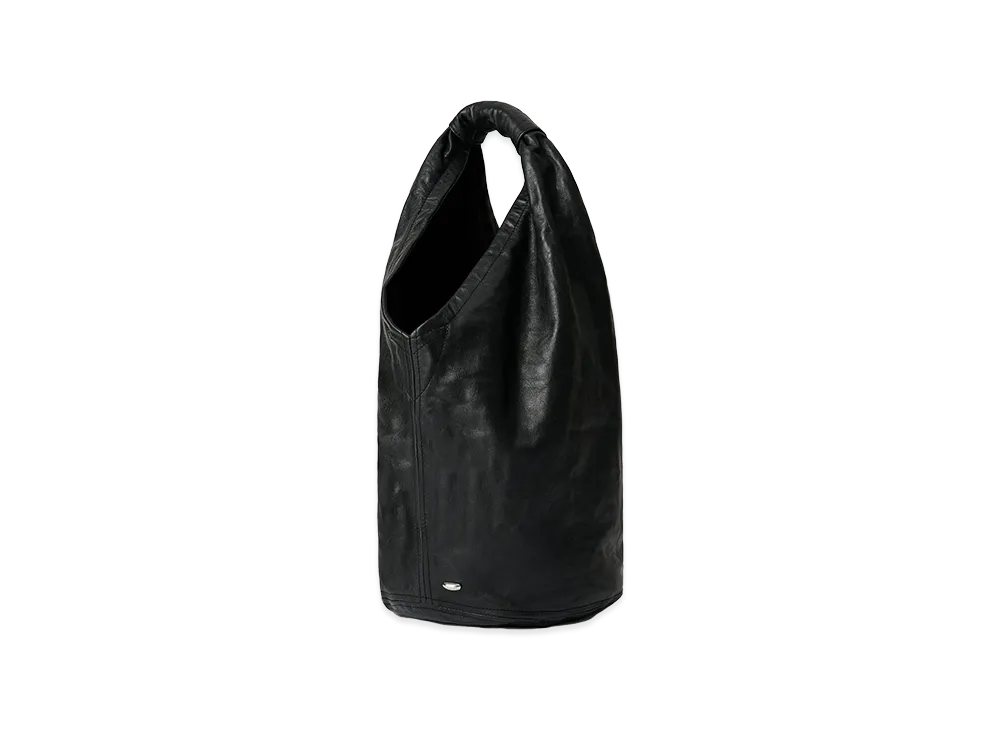 OUR LEGACY Fofo Drip Bag "Malleable Black Bull Hide"