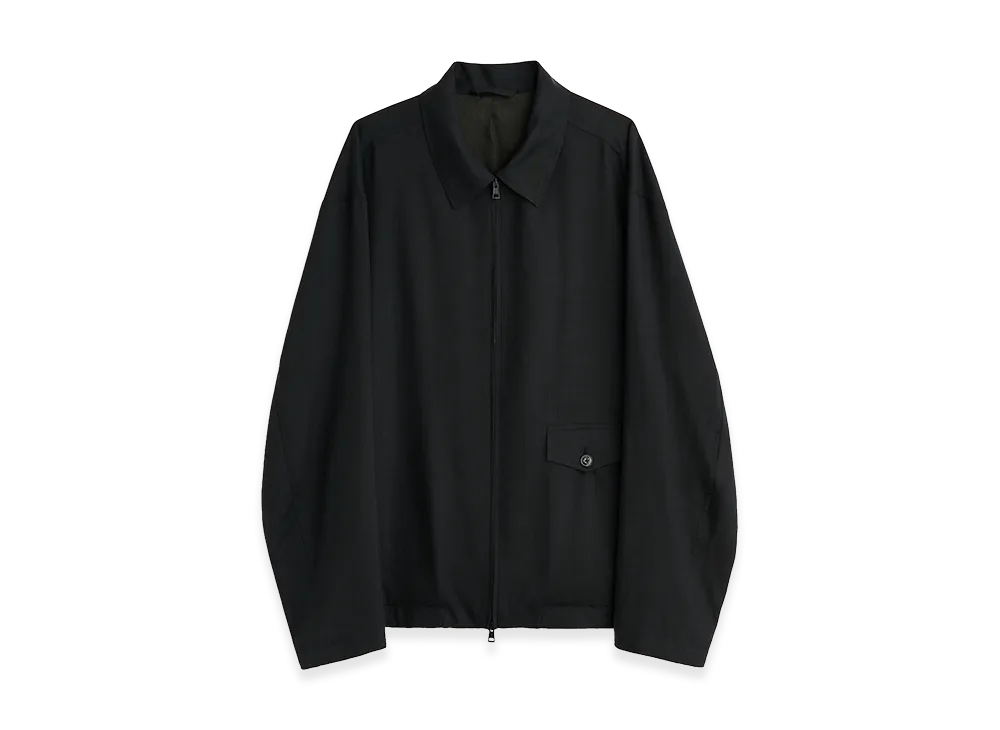OUR LEGACY Evolved Jacket "Eclipse Black Merino Voile"