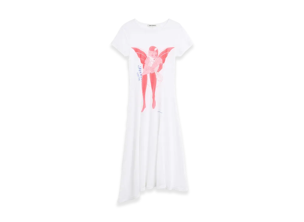 OUR LEGACY Women's Ragged Dress "Cybernetic Demon Print"