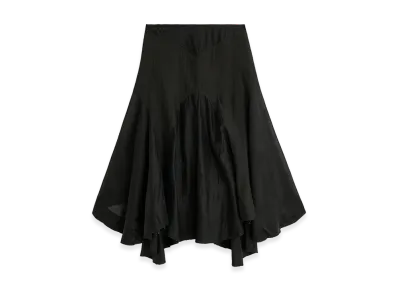 OUR LEGACY Women's Petti Skirt "Noir Bloom Ethereal Veil"