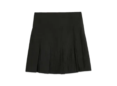 OUR LEGACY Women's Girdle Skirt "Soot Black Techflax"