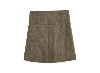 OUR LEGACY Women's Girdle Skirt "Deep Husk Soft Grain Weave"