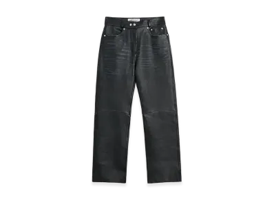 OUR LEGACY Women's Wata Cut "Whisker Black Buffed Lambskin"