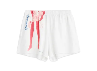 OUR LEGACY Women's Gored Shorts "Cybernetic Demon Print"