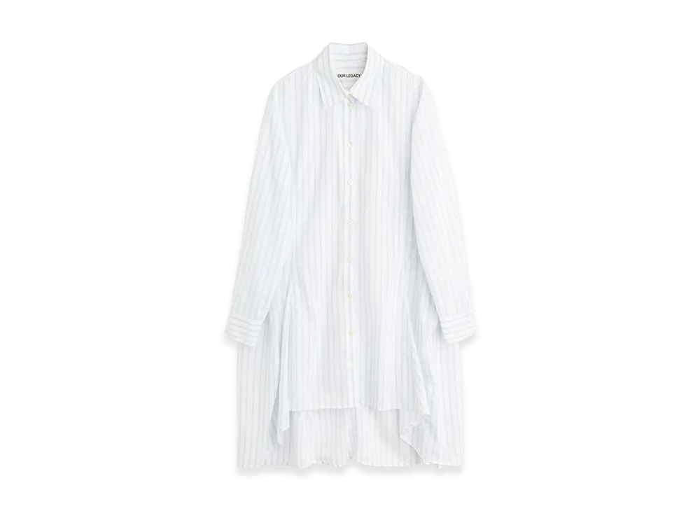 OUR LEGACY Women's Flux Shirt "Breeze Blue Stripe"