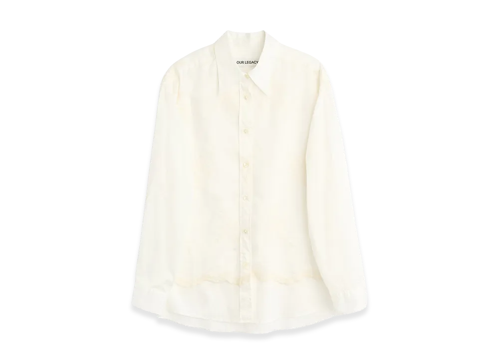 OUR LEGACY Women's Precious Shirt "Ivory Cloud Breezey Cotton"