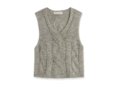 OUR LEGACY Women's Link Vest "Tin Shifting Hemp Silk Cable"