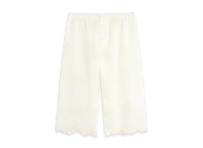OUR LEGACY Women's Frill Short "Ivory Bloom Ethereal Veil"