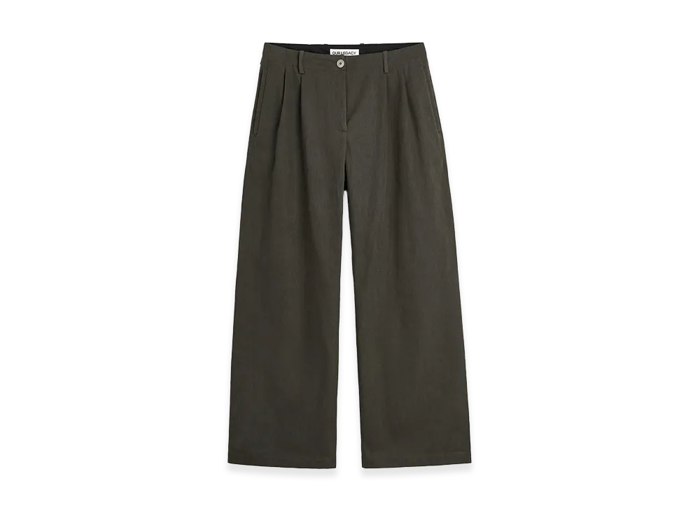 OUR LEGACY Women's Arch Chino "Antique Mudd Coated Sateen"