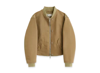 OUR LEGACY Women's Frill Bomber "Kharkee Double Weave Sateen"