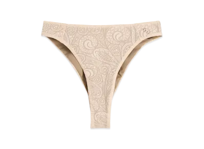 OUR LEGACY Women's Meguro Bikini Bottom "Pink Blush Paisley Mesh"