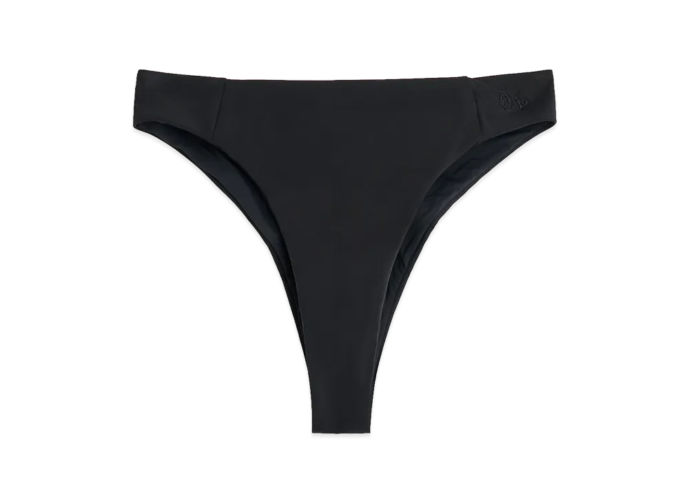 OUR LEGACY Women's Meguro Bikini Bottom "Jet Black Jersey"