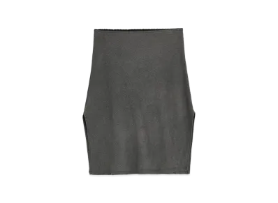 OUR LEGACY Women's Picnic Skirt "Washed Black Rogue Loopback"