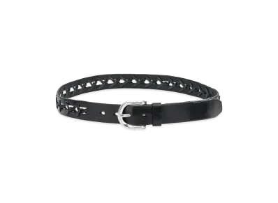 OUR LEGACY Cow Leather Belt "Black"