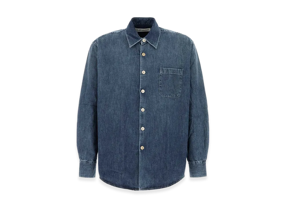 OUR LEGACY Denim Oversize Shirt "Blue"
