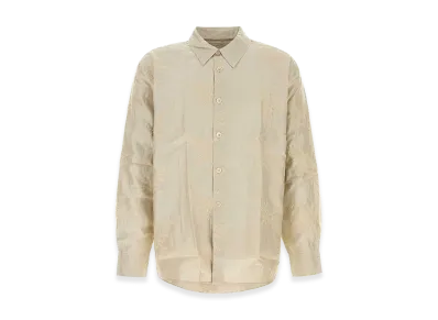 OUR LEGACY Embroidered Jersey Oversize Shirt "Printed"