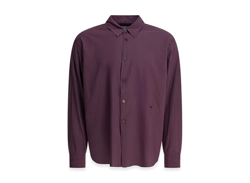 OUR LEGACY Cotton Shirt "Bordeaux"