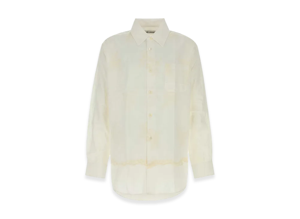 OUR LEGACY Cotton Oversize Shirt "White"