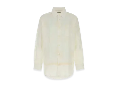 OUR LEGACY Cotton Oversize Shirt "White"