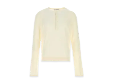 OUR LEGACY Cotton Sweater "Ivory/White"