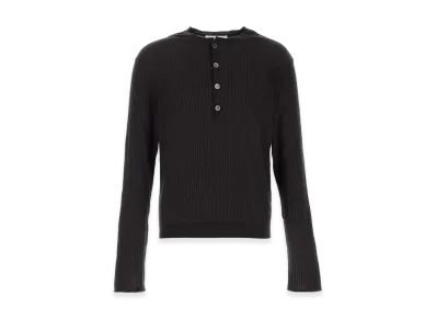 OUR LEGACY Cotton Sweater "Navy Blue"