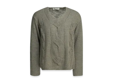 OUR LEGACY V-Neck Sweater "Gray"