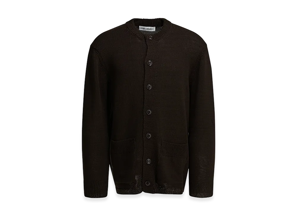 OUR LEGACY "Parlor" Cardigan "Brown"