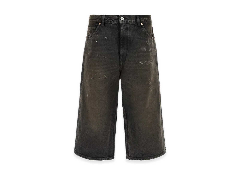 OUR LEGACY Denim Bermuda Shorts "Black"