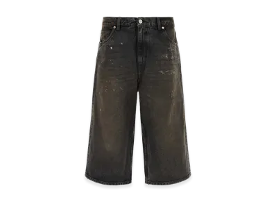OUR LEGACY Denim Bermuda Shorts "Black"
