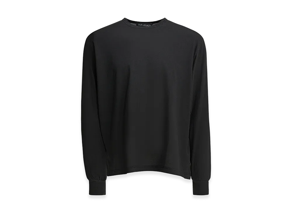 OUR LEGACY "Cruise" Crewneck T-Shirt "Black"