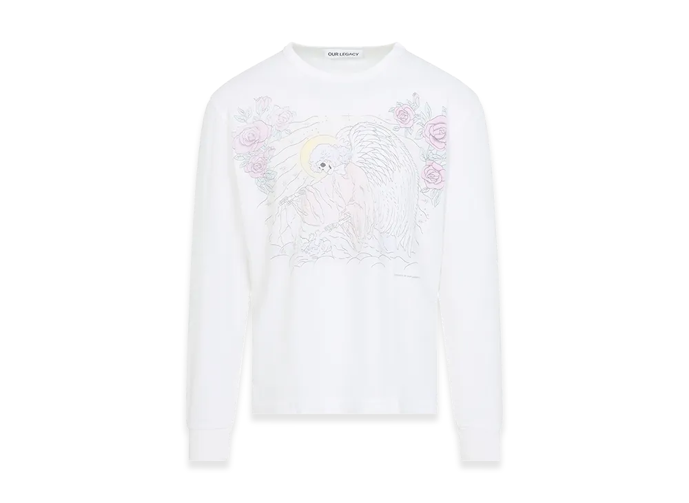 OUR LEGACY "Cruise" Crewneck T-Shirt "White"
