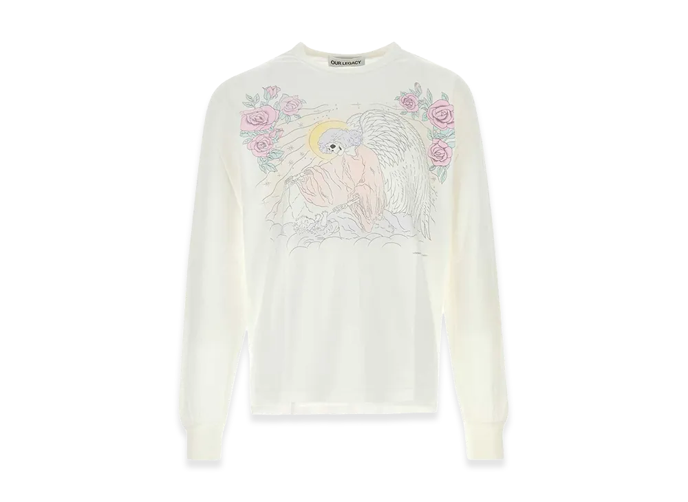 OUR LEGACY Cotton Oversize T-Shirt "White"