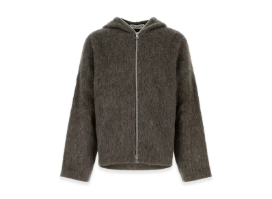 OUR LEGACY Wool Blend Oversize Cardigan "Mud/Brown"