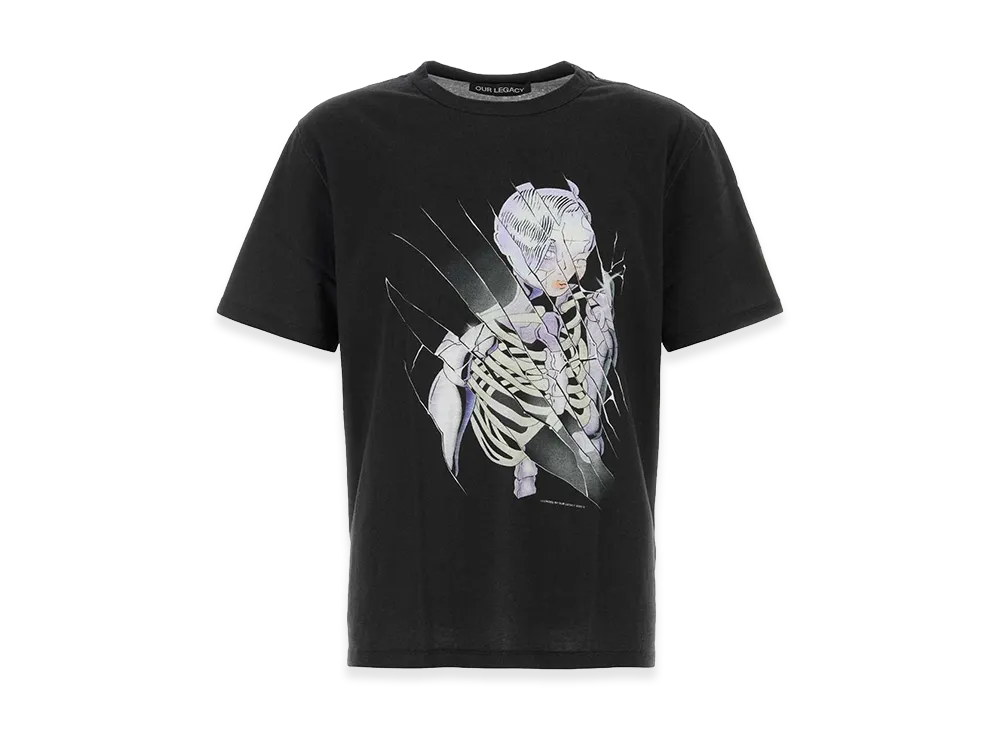OUR LEGACY Cotton Oversize T-Shirt "Black"