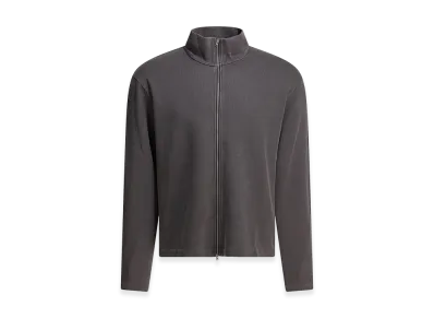 OUR LEGACY "Shrunken" Zippered Sweatshirt "Gray"