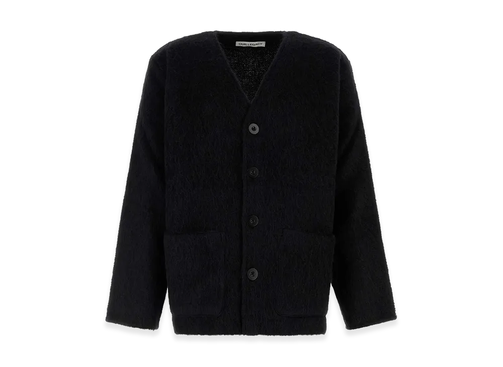 OUR LEGACY Wool Blend Cardigan "Black"