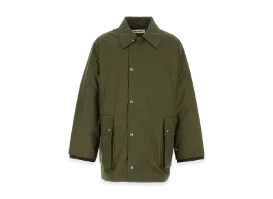 OUR LEGACY Cotton Blend Hunter Jacket "Green"