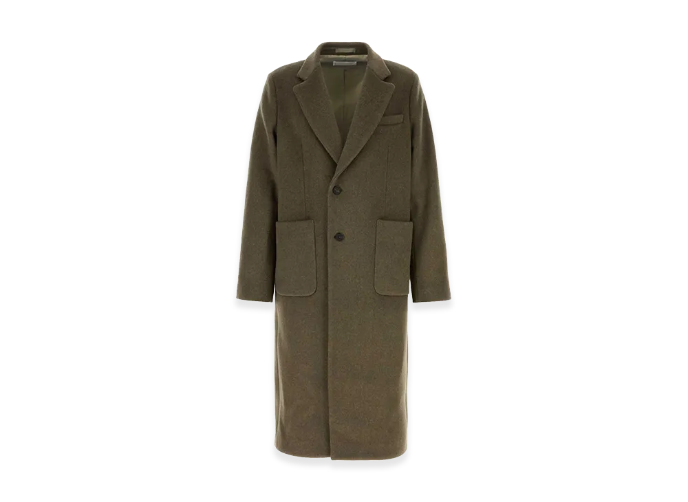OUR LEGACY Wool Blend Coat "Olive Green"