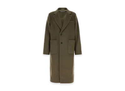 OUR LEGACY Wool Blend Coat "Olive Green"