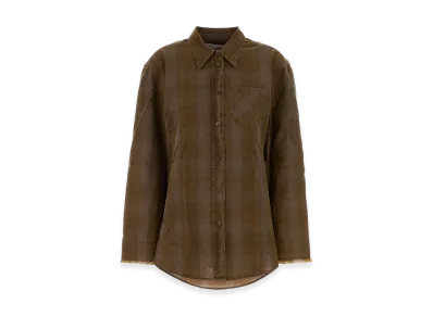 OUR LEGACY Women's Cotton Daisy Shirt "Brown"