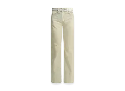 OUR LEGACY Women's "Wata Cut" Straight Leg Jeans "White"