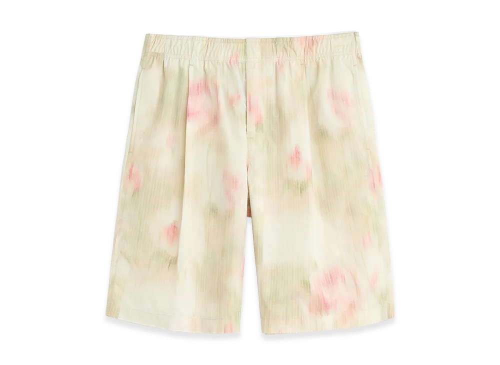 OUR LEGACY Leisure Shorts "Flower Grid Ripstop"