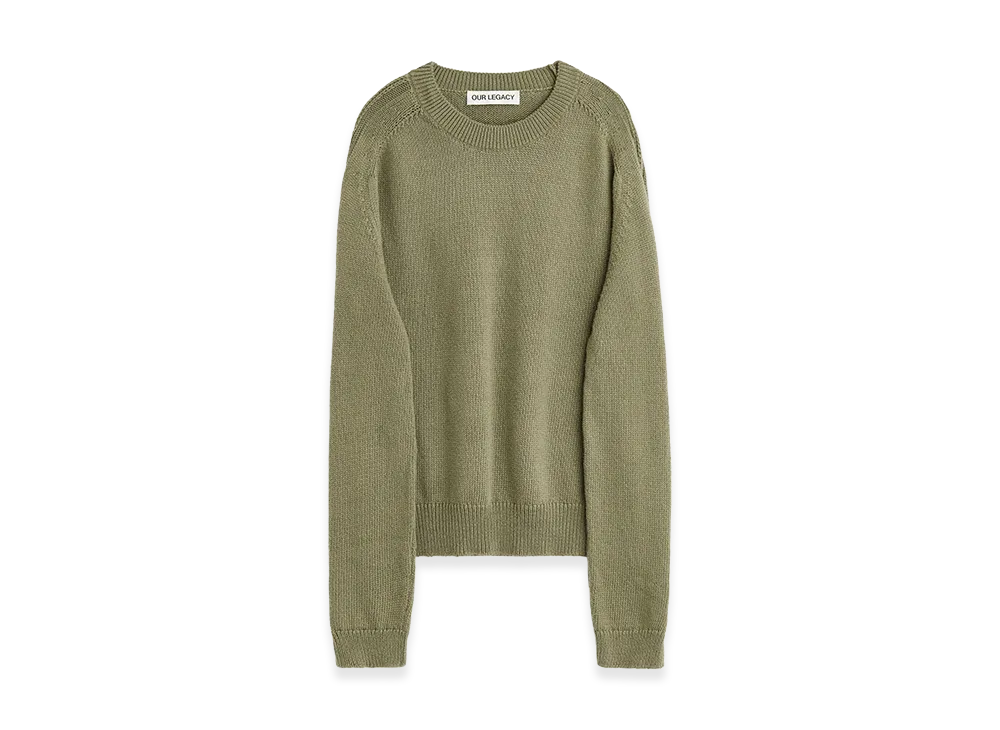 OUR LEGACY True Roundneck "Slate Grey Cloud Cotton"