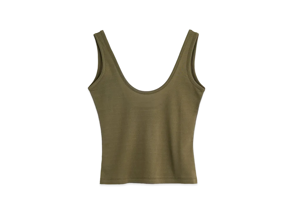 OUR LEGACY Women's Blade Tank "Faded Pine Pulse Rib"