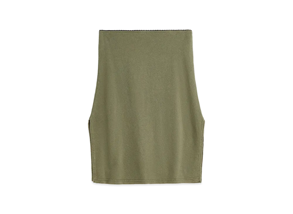 OUR LEGACY Women's Picnic Skirt "Worn Olive Rogue Loopback"