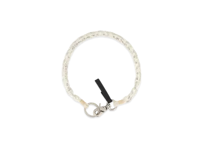 OUR LEGACY Lace Ladon Necklace "White"