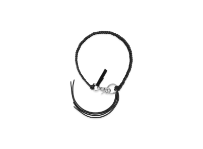 OUR LEGACY Leather Ladon Necklace "Black"