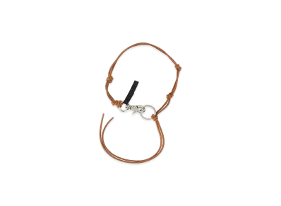 OUR LEGACY Leather Ladon Necklace "Camel"
