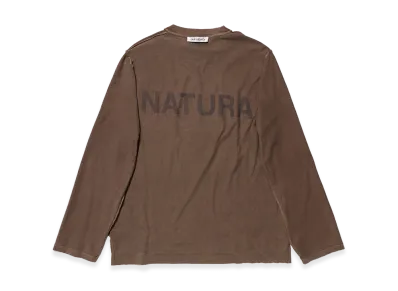 OUR LEGACY Work Shop Box Longsleeve Tee "Overdyed Earth Festival Print"