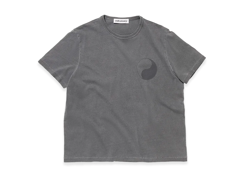 OUR LEGACY Work Shop Single Stitch Heavy Tee "Carbon"